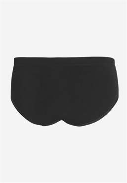 Black maternity panties in soft Organic bamboo fibres - Back without body