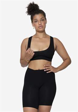 Black Merino wool maternity & nursing bra  (our wool is GOTS certified)  , access for brestfeeding