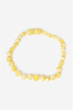 Adult bracelet - Yellow - 100% natural material - seen closed