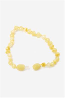 Baby/Toddler Bracelet - Yellow - 100% natural material  - With open lock