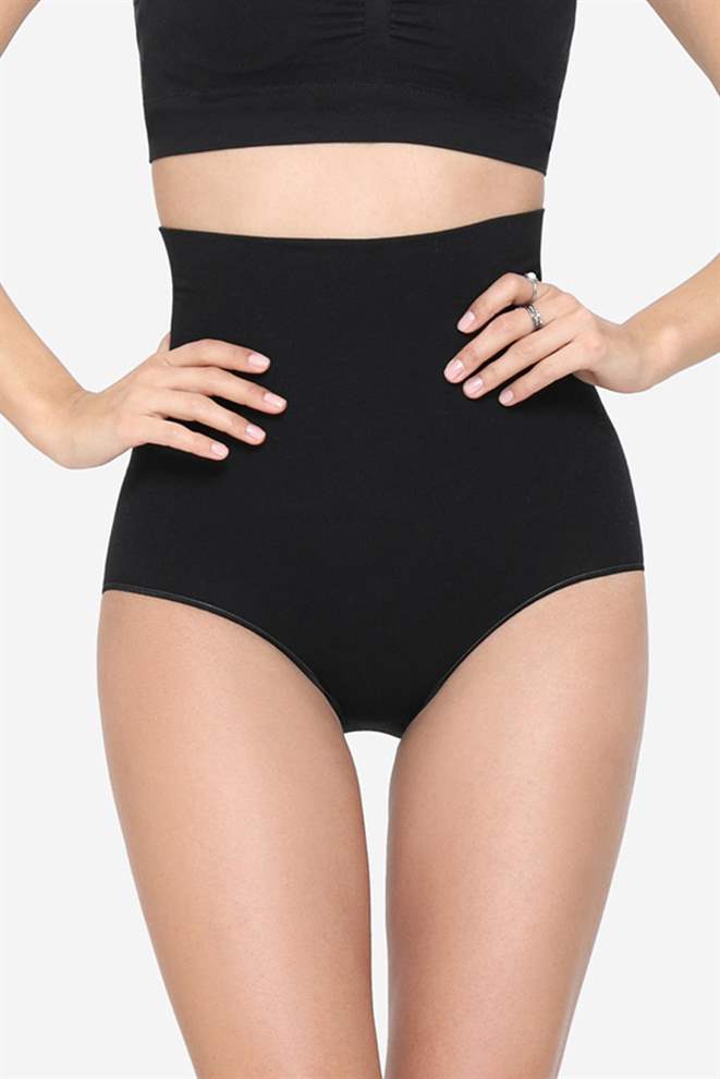 Bamboo fibres Postpartum Shapewear Maternity panties - Organically grown - Front view