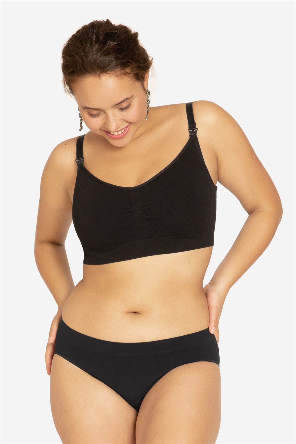 Merino wool maternity & nursing bra - Mulesing free and GOTS