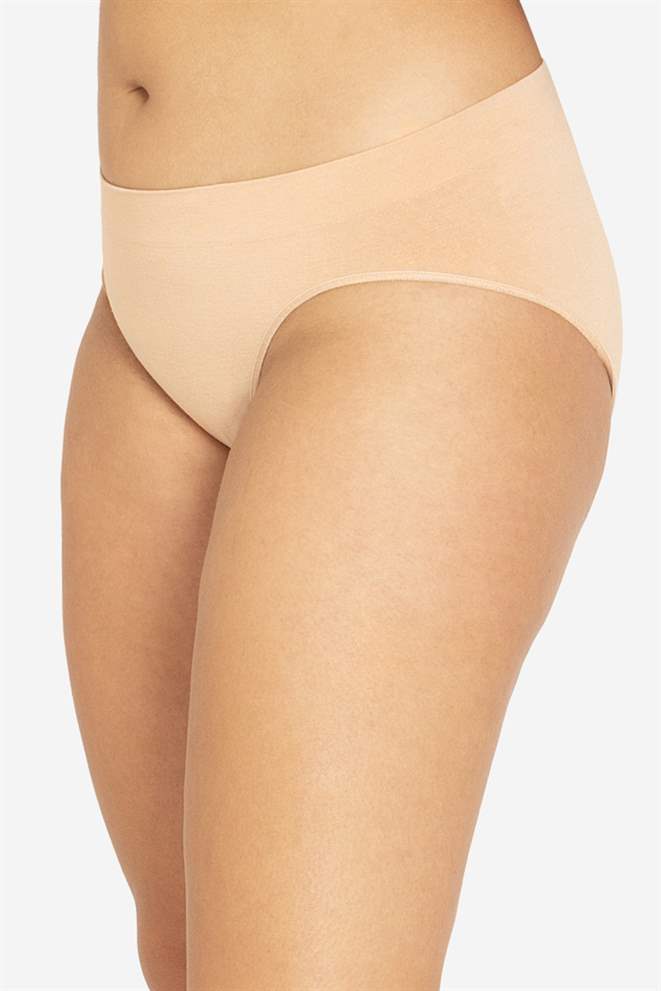 Nude Maternity panties in soft bamboo fibres - Organically grown - front view