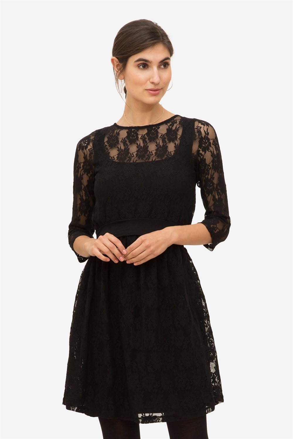 Black Lace nursing dress | Buy Nursing clothes online
