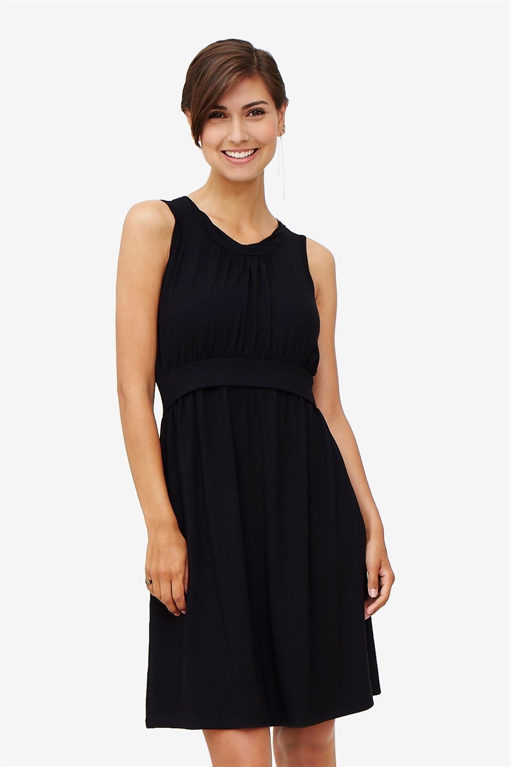 Sleeveless nursing dress sales